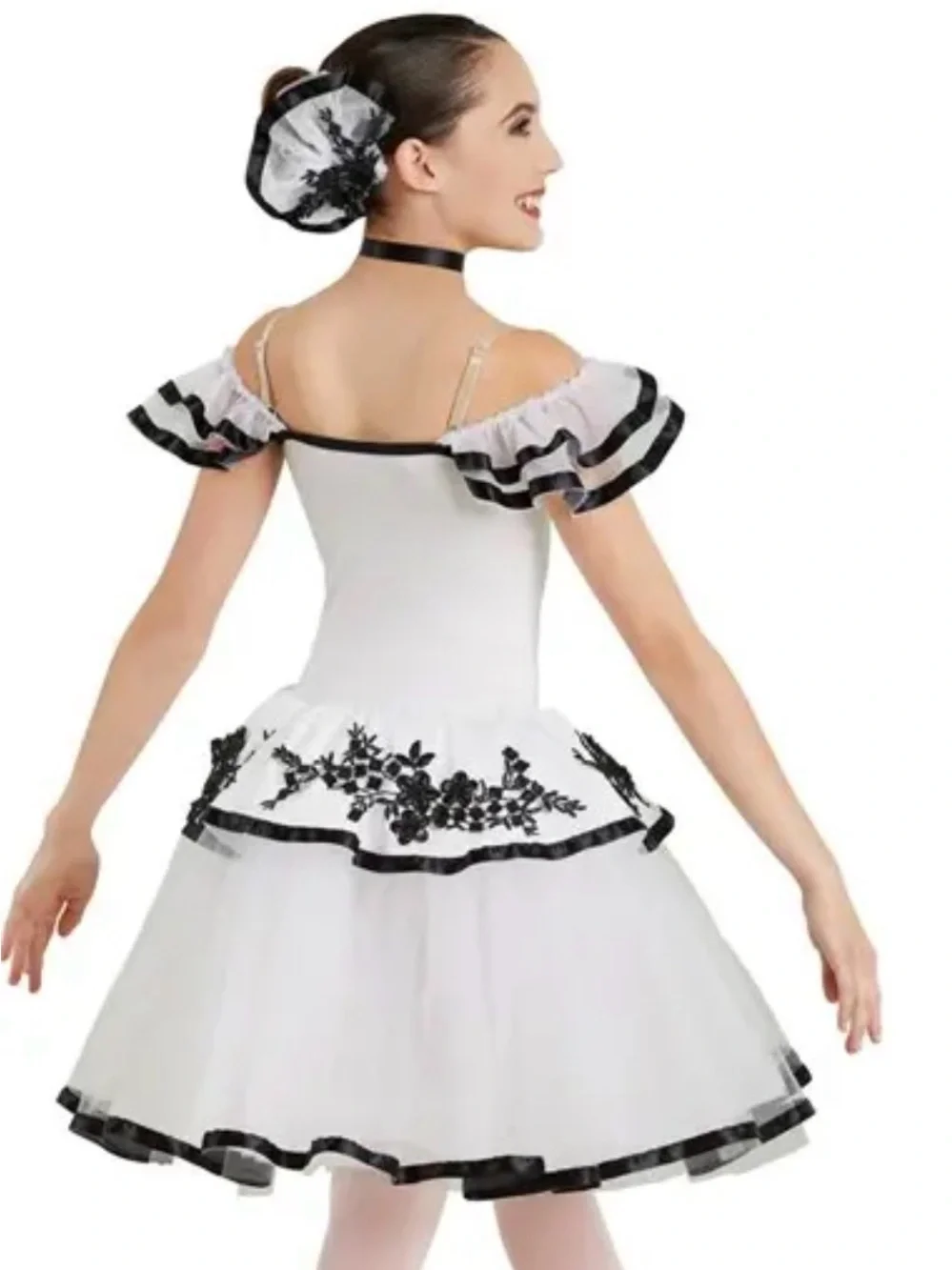 NEW! Weissman ballet costume Neville's Waltz 11058 white and black tutu